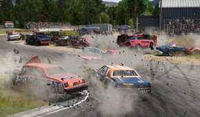 Screenshot from the game wreckfest.