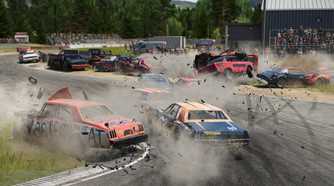 Screenshot from the game wreckfest.