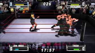 A screenshot of gameplay from WWF No Mercy