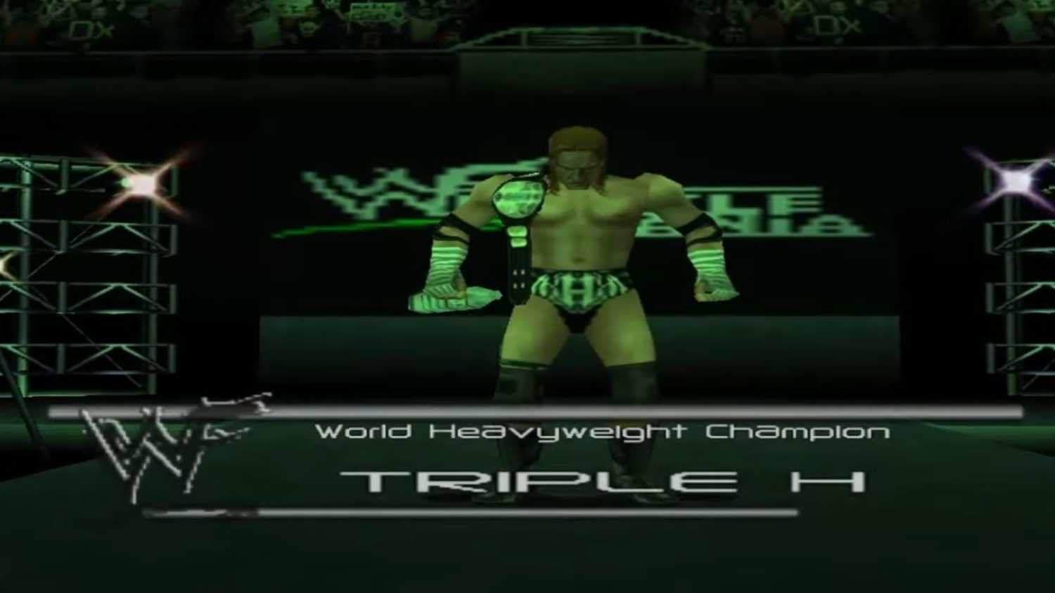 A screenshot of gameplay for WWF No Mercy