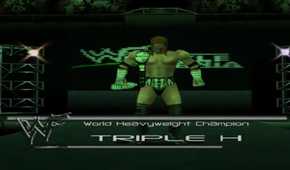 A screenshot of gameplay for WWF No Mercy