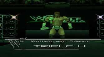 A screenshot of gameplay for WWF No Mercy