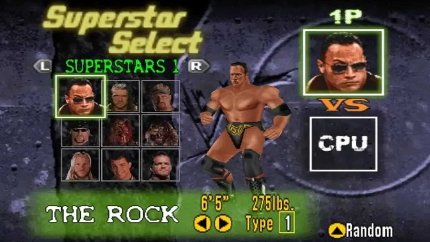 A screenshot of gameplay for WWF No Mercy