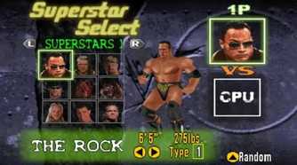 A screenshot of gameplay for WWF No Mercy