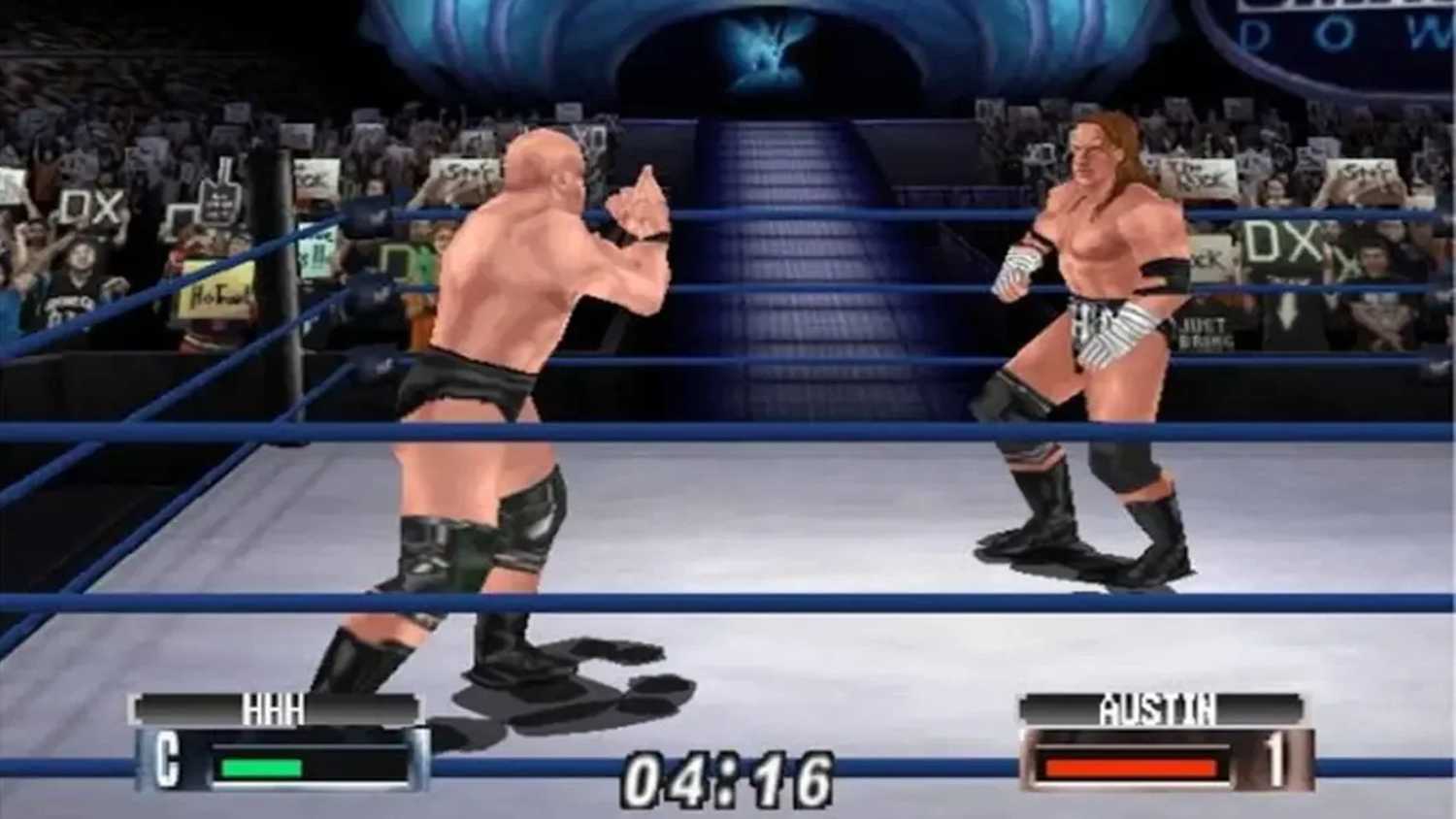A screenshot of gameplay for WWF No Mercy