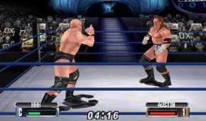 A screenshot of gameplay for WWF No Mercy