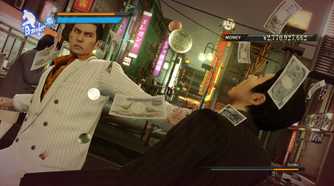 A screenshot from the game Yakuza 0.
