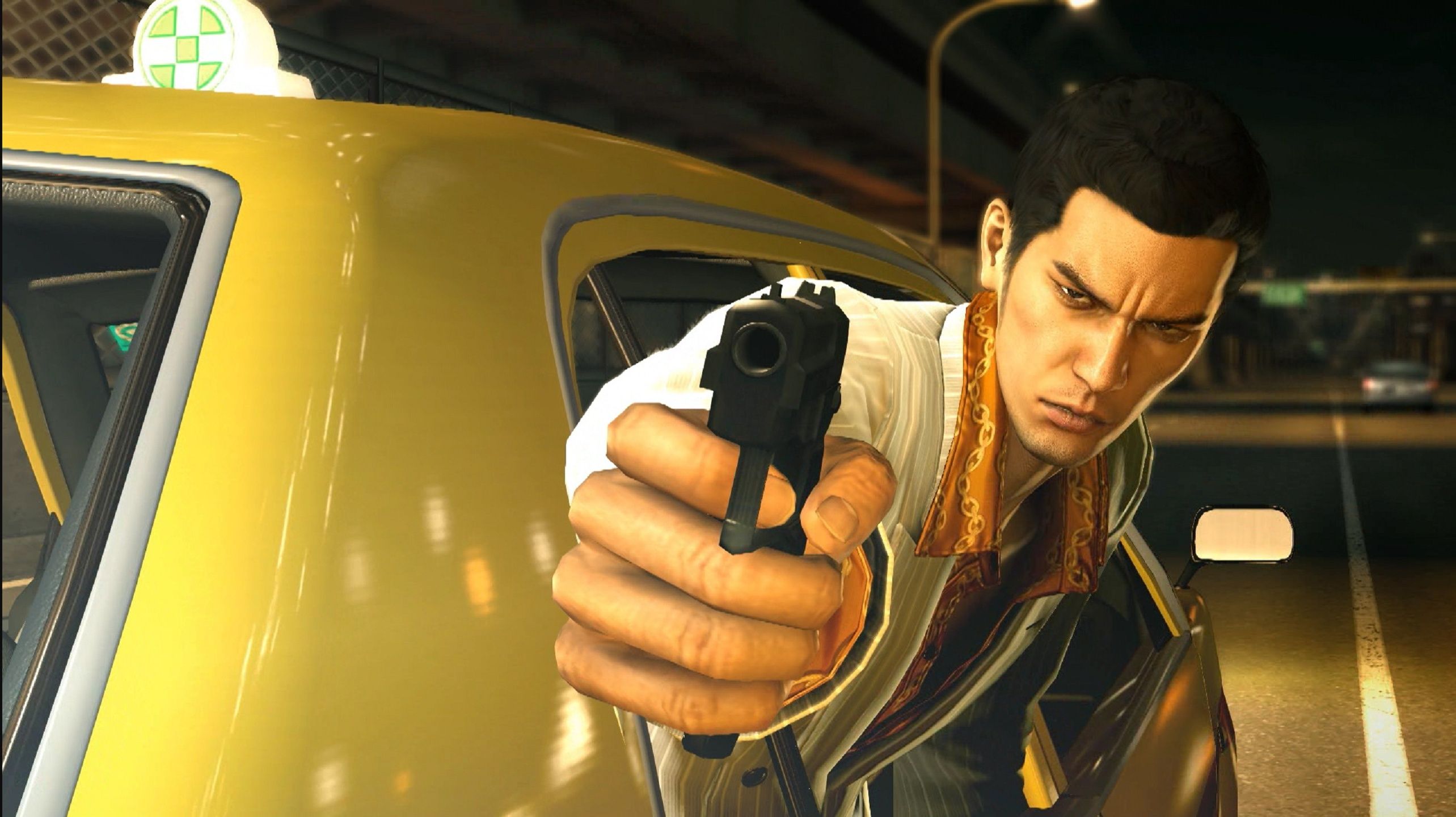 A screenshot from the game Yakuza 0.