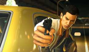 A screenshot from the game Yakuza 0.