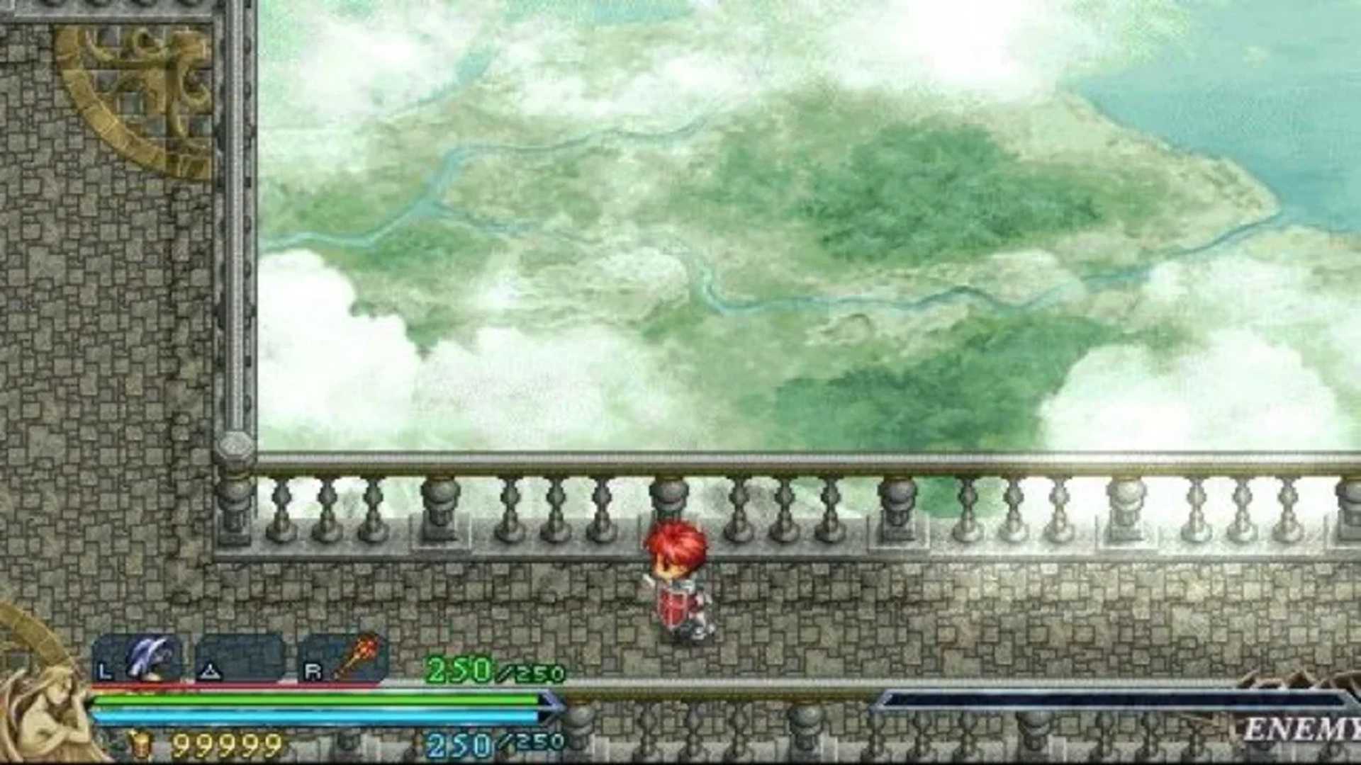 A screenshot of gameplay from Ys I & II Chronicles