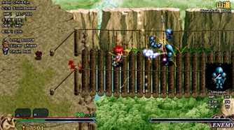 A screenshot of gameplay from Ys I & II Chronicles