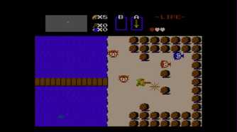 The Legend of Zelda NES Link fighting squid guys