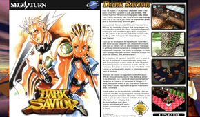 The front and back cover art for Dark Savior