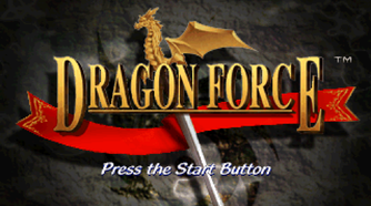 The start menu in Dragon Force
