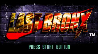 The start menu in Last Bronx