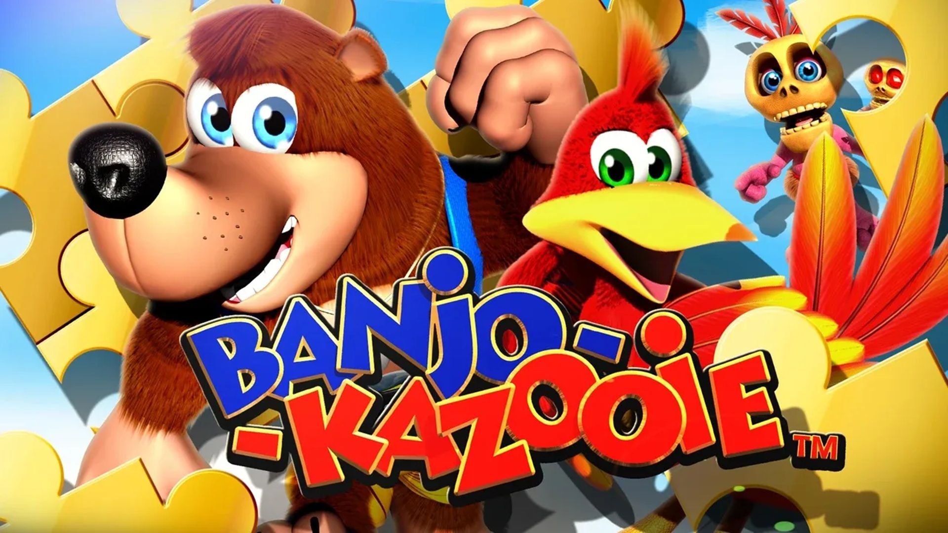 The title key art for the Banjo-Kazooie rerelease