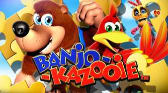 The title key art for the Banjo-Kazooie rerelease