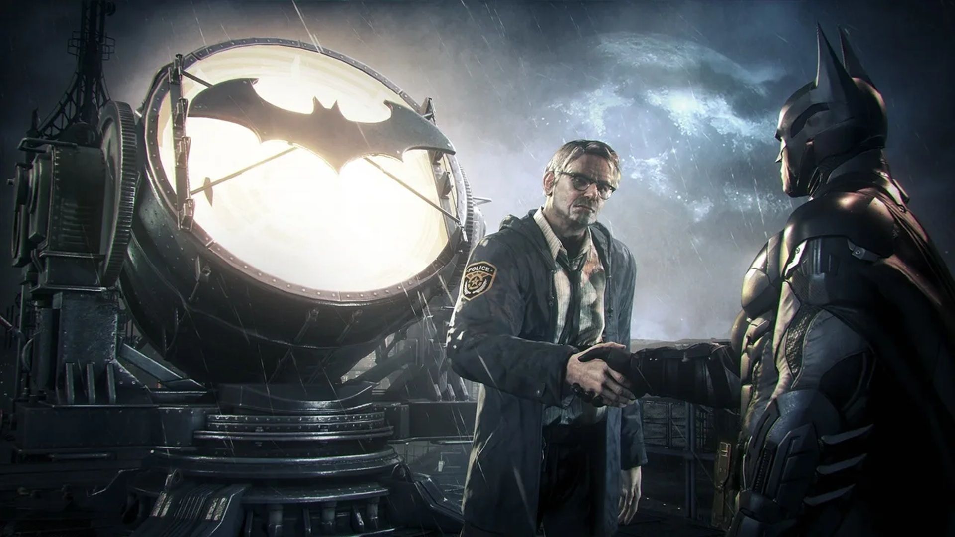 A screenshot of gameplay from Batman: Arkham Knight