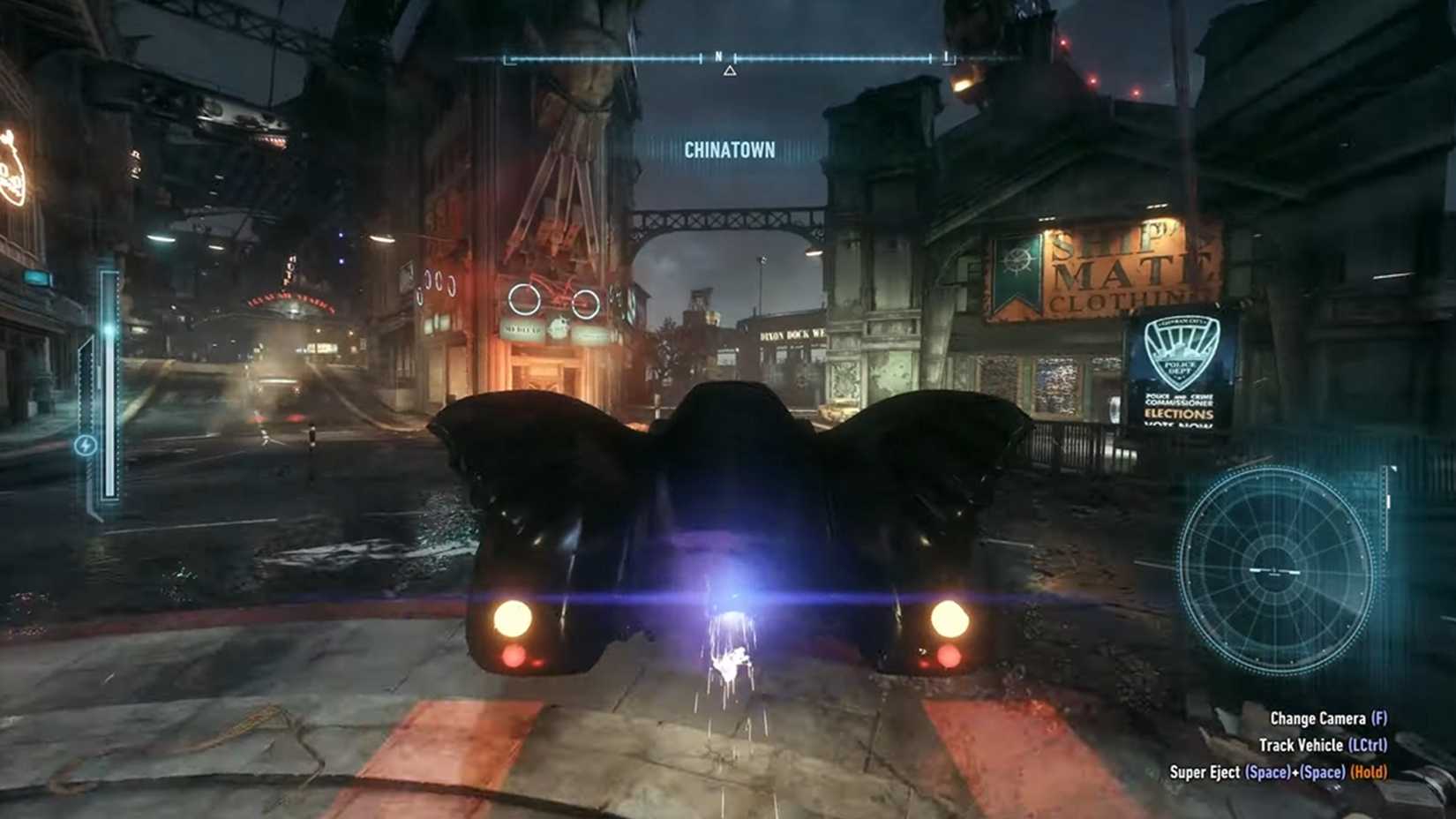 A screenshot of gameplay from Batman: Arkham Knight
