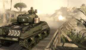 A screenshot from Battlefield 1943.