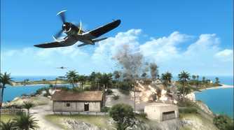 A screenshot from Battlefield 1943.