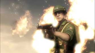 A screenshot from Battlefield 1943.