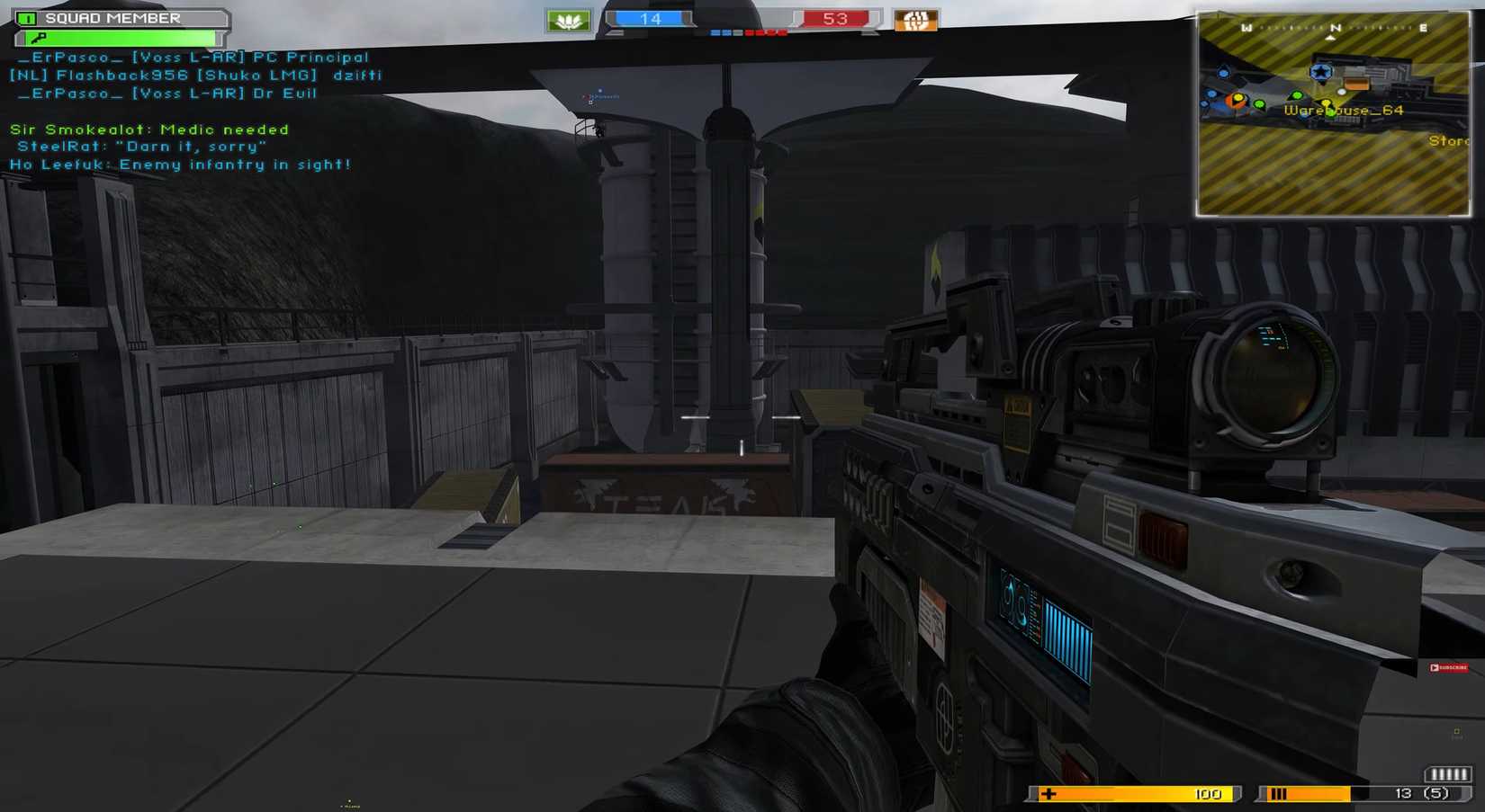 Gameplay screenshot from Battlefield 2142.