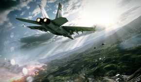 A US Navy jet in Battlefield 3.