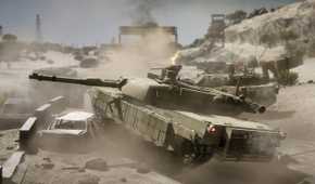 Armored tank in Battlefield: Bad Company 2.