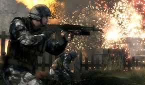 Soldiers in Battlefield: Bad Company.