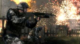 Soldiers in Battlefield: Bad Company.