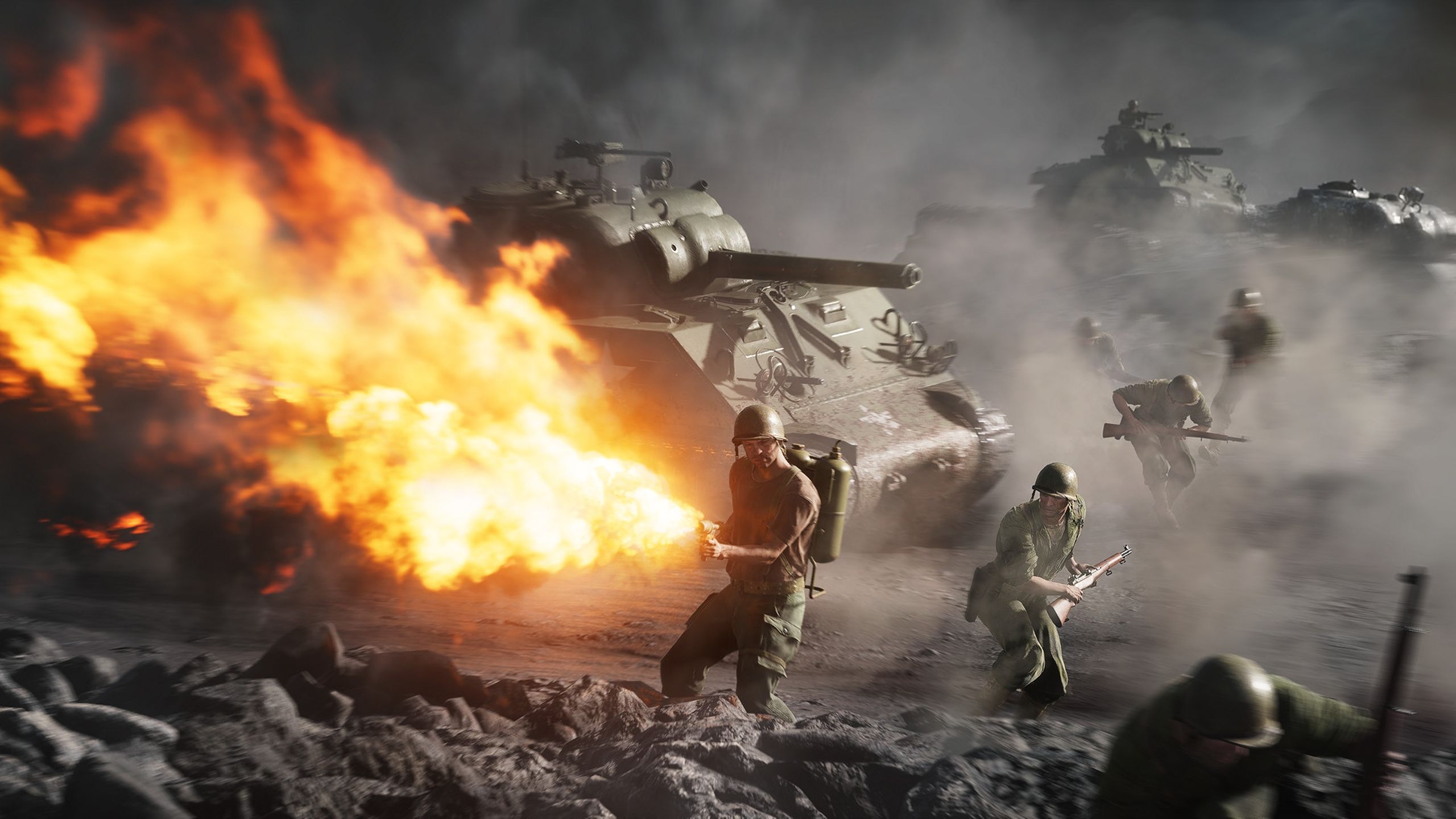Flamethrower in Battlefield V.