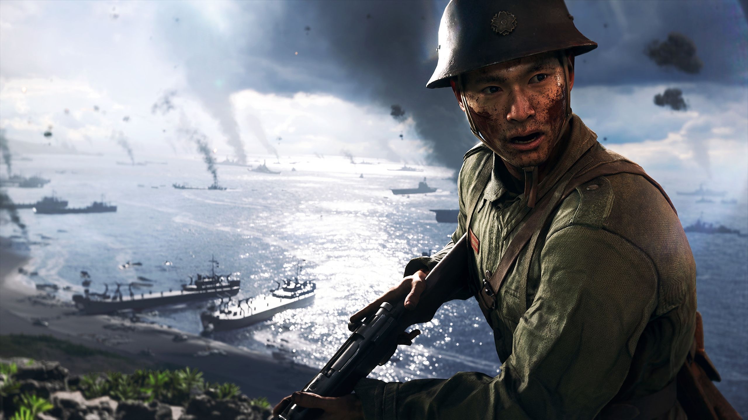 A soldier in Battlefield V.