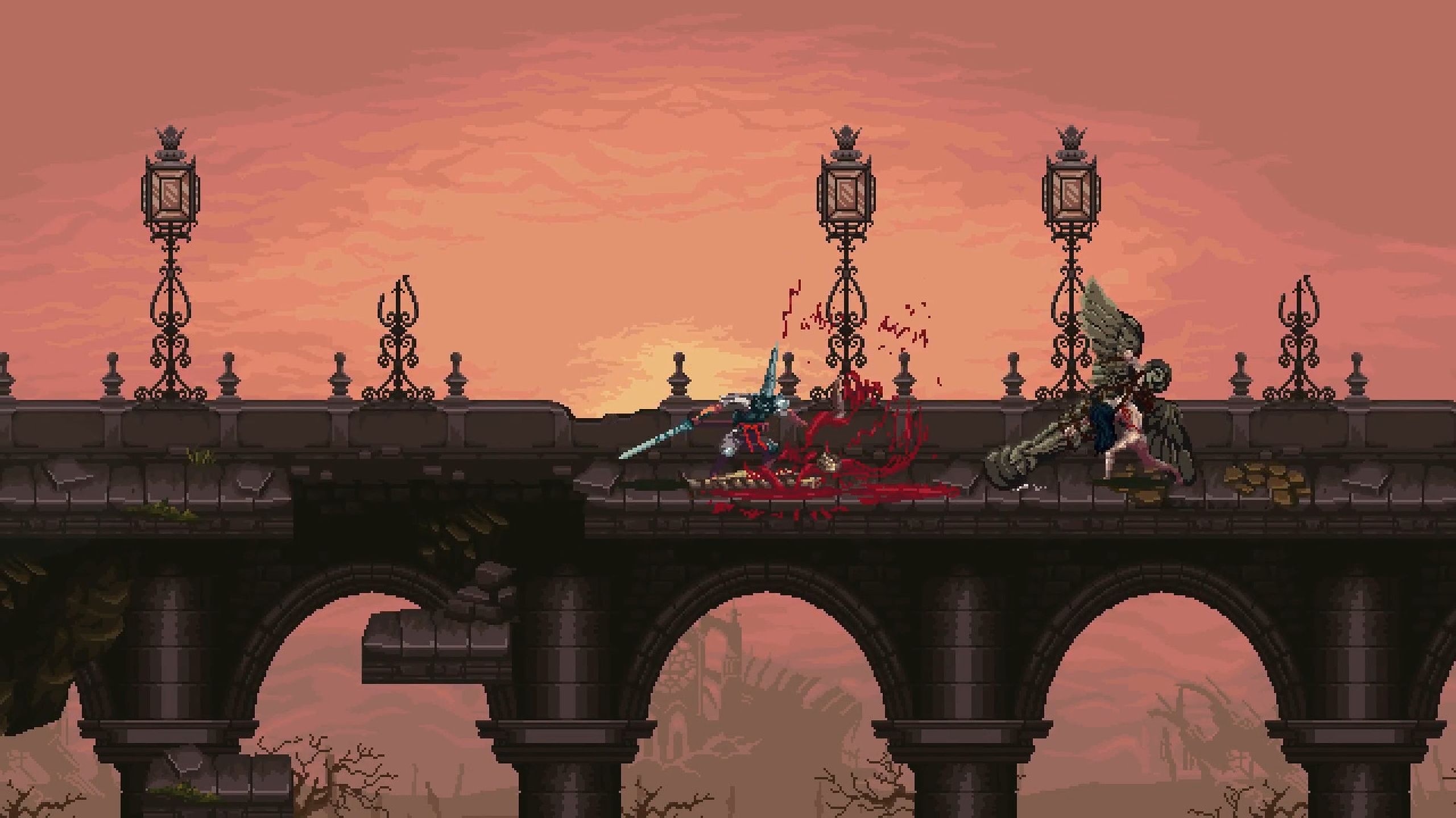 Screenshot from the game Blasphemous.