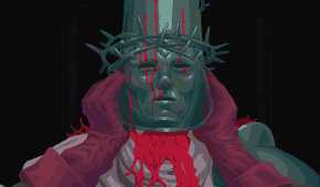 Screenshot from the game Blasphemous.
