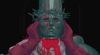 Screenshot from the game Blasphemous.