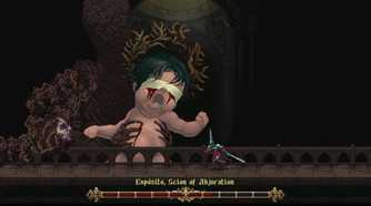 Screenshot from the game Blasphemous.