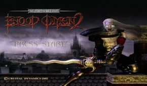 A screenshot of the main menu in Blood Omen 2