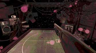 Screenshot from the game Buckshot Roulette.