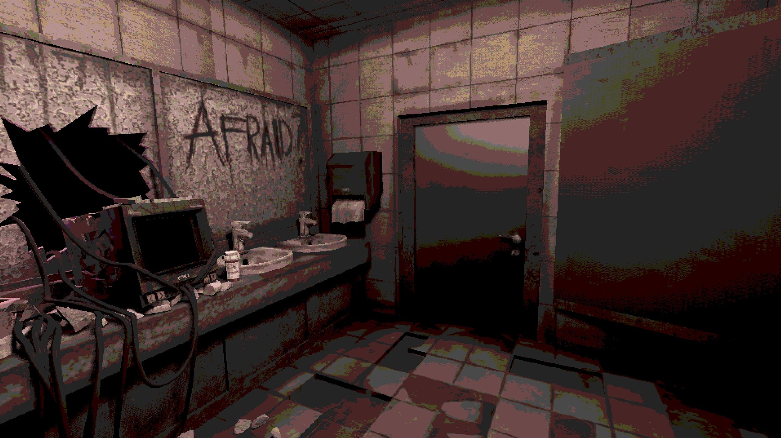 Screenshot from the game Buckshot Roulette.