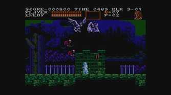 castlevania 3 scary monsters outside the castle