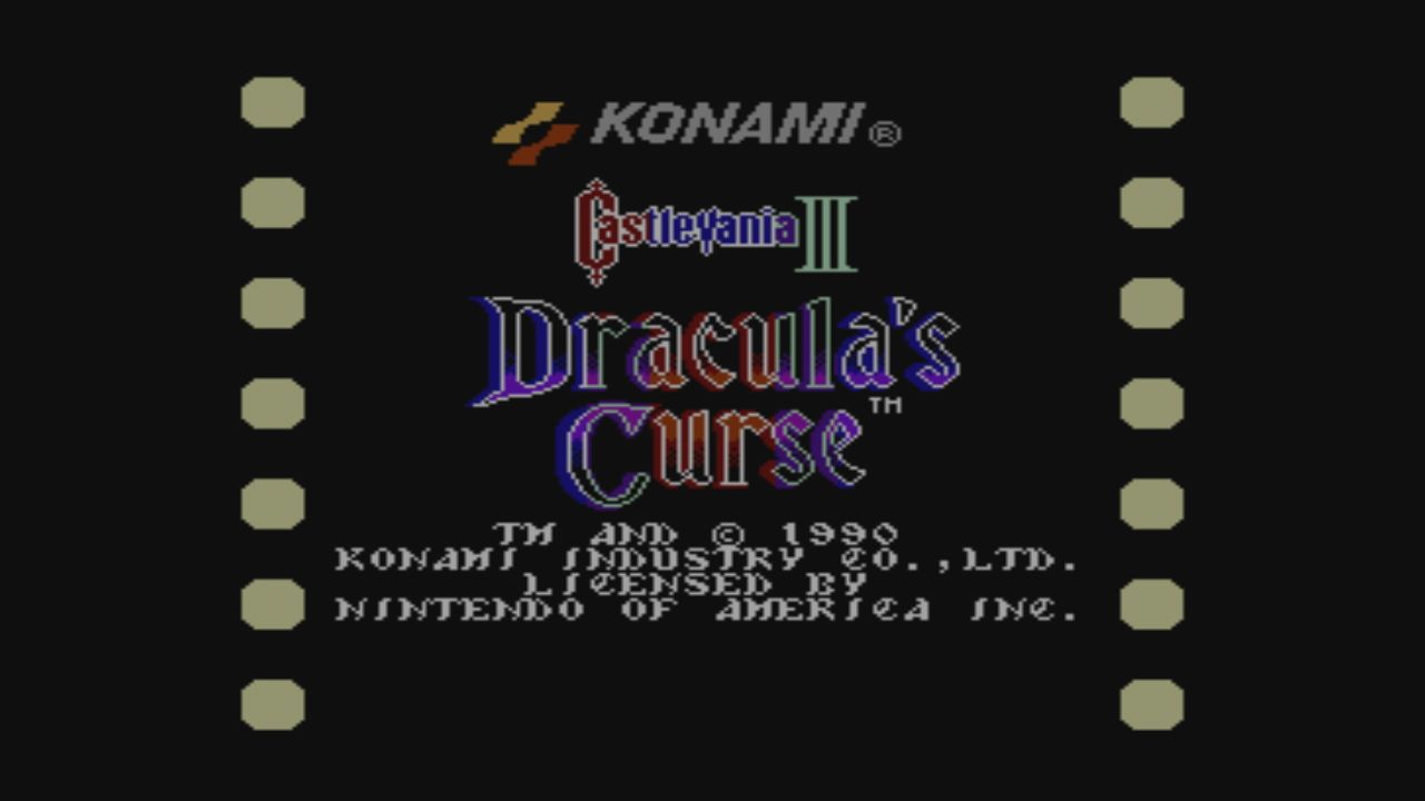 Castlevania 3 title screen