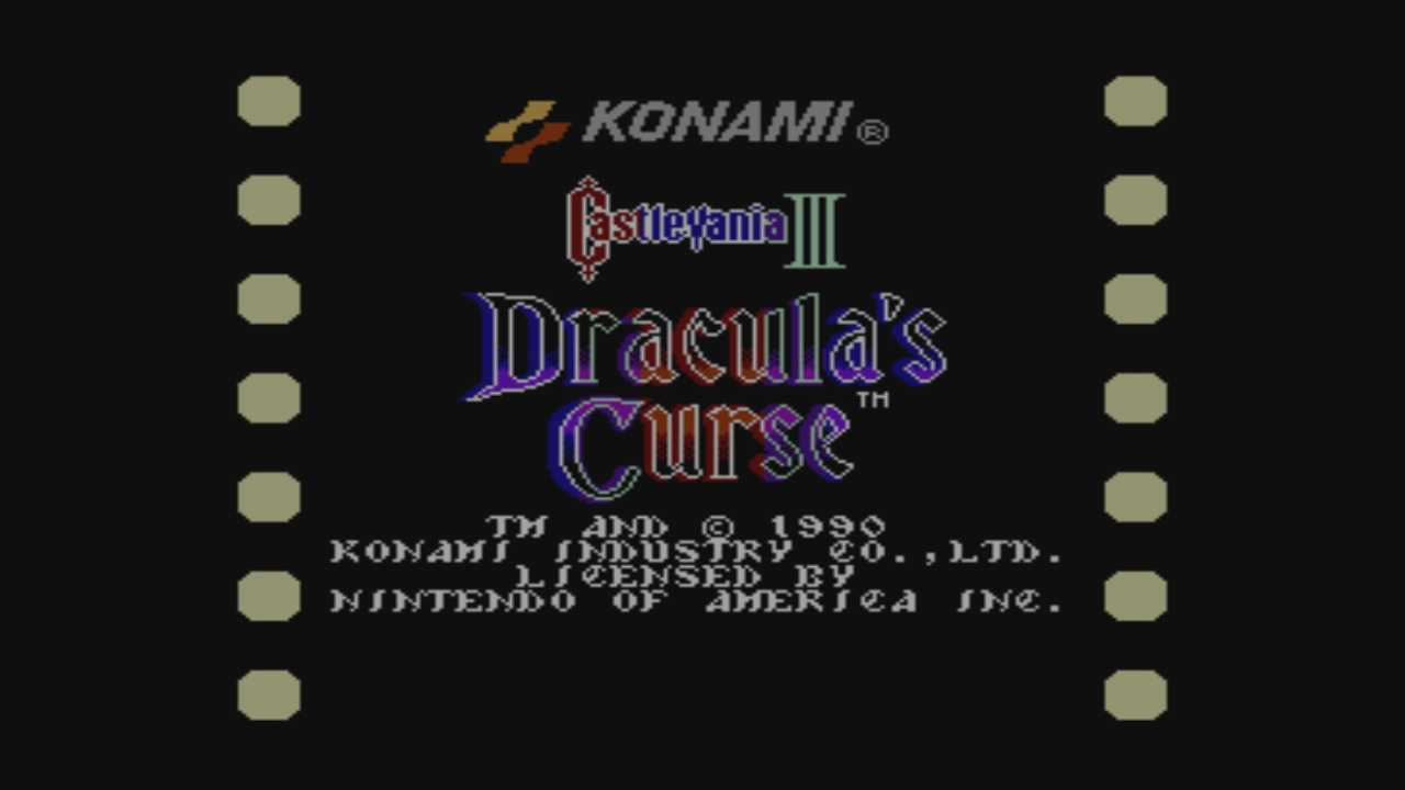 Castlevania 3 title screen