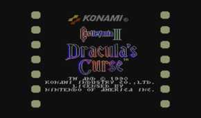Castlevania 3 title screen