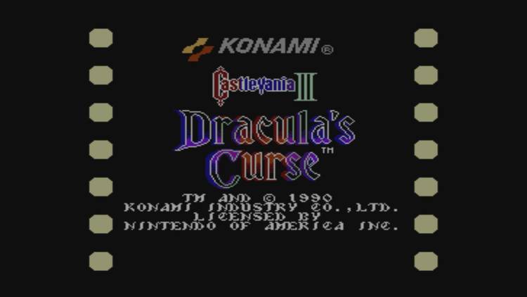 Castlevania 3 title screen