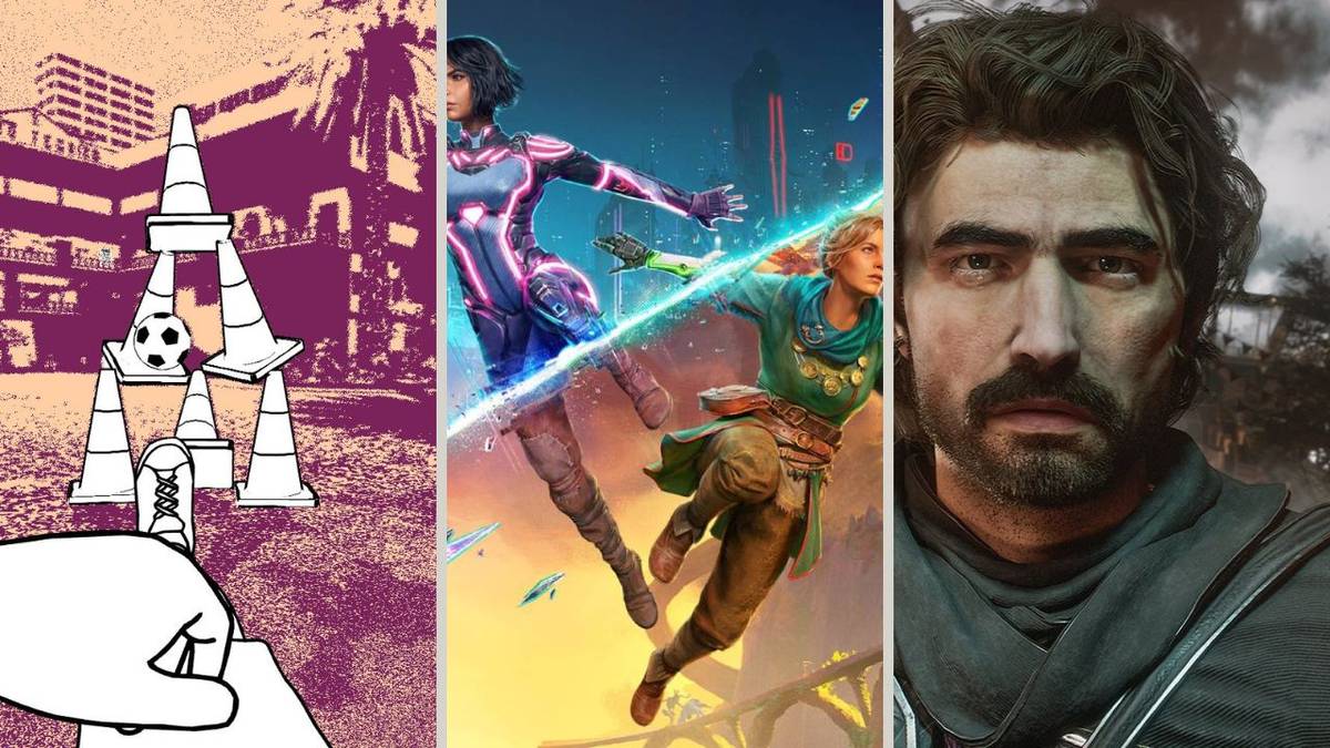 a collage of the best 2025 games so far, including Clair Obscur: Expedition 33, Split Fiction, and Despelote