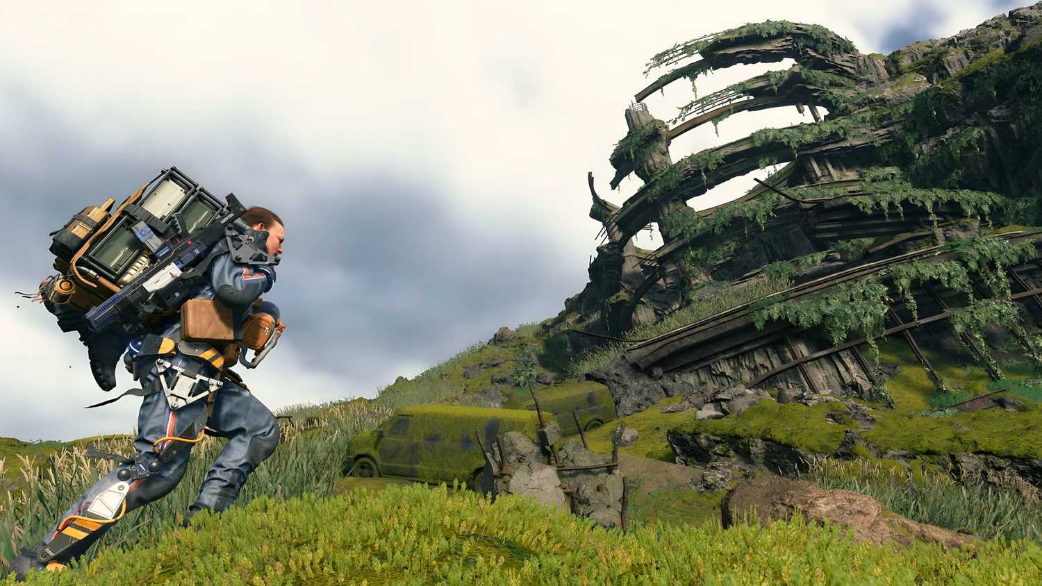 Screenshot from the game Death Stranding.