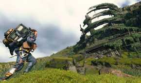 Screenshot from the game Death Stranding.