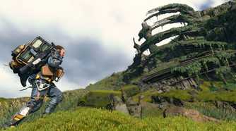 Screenshot from the game Death Stranding.