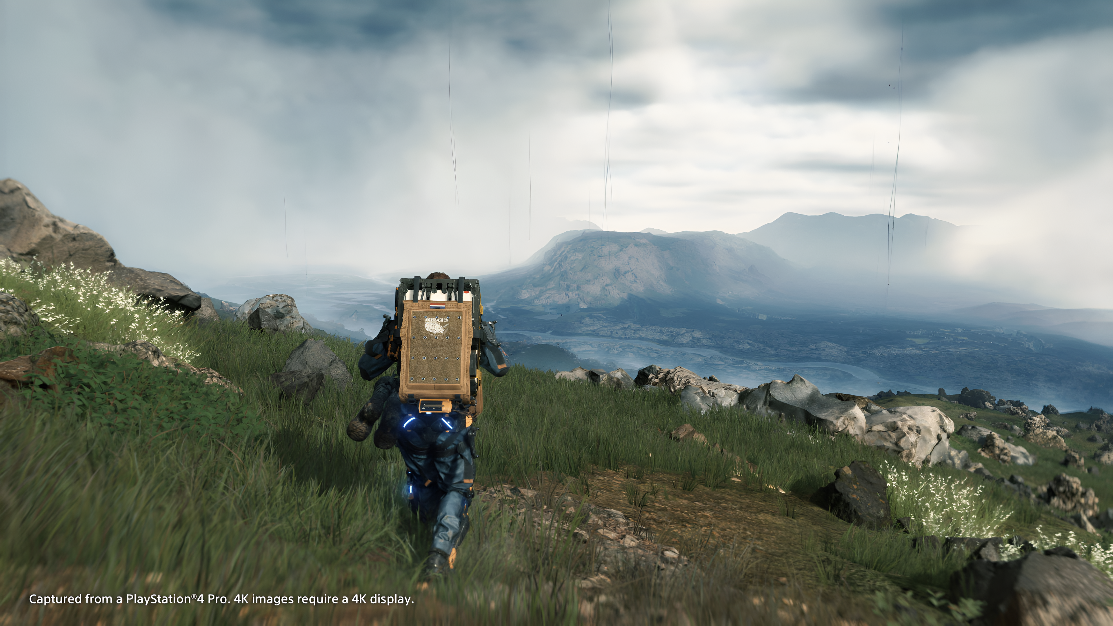Screenshot from the game Death Stranding.